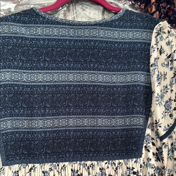 SPELL Elle Blue and White Floral Women's BOHO Dress - Picture 7 of 8